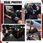L - Paire de Gants de Boxe en Gel avec Sangles de Poignet de 75 cm – Élastiques, rembourrés, Protection du Poing pour Muay Thai,