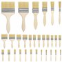 Kurtzy Lot de 30 Pinceaux Peinture Mur - 6 Tailles 1