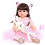 SYP Poupée Reborn 48cm Bebe Reborn Fille 18 Pouces Réaliste Bebe Reborn Nurserie Vrai Enfant Garçon Jouet Cadeau de noël