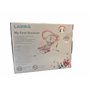 LADIDA My First Baby Transat avec musique apaisante et vibration, barre à jouets amovible avec 2 jouets pour nouveau-nés