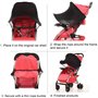 KYSUN Poussette pour Bébé Couverture de Soleil, Pare-Soleil Anti UV pour Poussette, Auvent pour Poussette Réglable, Housse de So