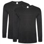 DOLCE ENVY Lot de 2 hauts thermiques à manches longues pour homme