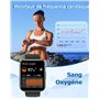 RUIMEN Montre Connectée Homme Femme Smartwatch Appel Bluetooth Montre Sport Podometre Cardiofrequencemetre Oxymetre Multisport p