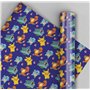 Rouleau de papier cadeau Pokémon Bleu 2 m