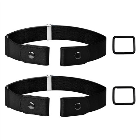 Laughhe 2 Pièces Ceinture Sans Boucle