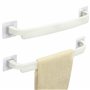 Belle Vous (Lot de 2) Support Serviette Mural en Plastique - Longueur 45 cm - Porte Serviette Adhesif Salle de Bain & Cuisine -