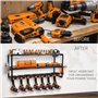 BELLE VOUS Support Mural de Rangement des Outils pour le Garage - Servante d’Atelier Murale Complete - Panneau Porte Outils - Et