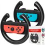 Joy-Con Steering Wheel Compatible avec Mario Kart 8 Deluxe [Pack de 2] - Noir