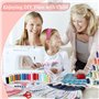 VynyQoo 90 Pièces Kit Couture Complete, Mini Kit de Couture de Voyage avec Étui de Transport, Set de Couture avec Accessoires de