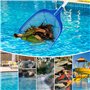 Jsdoin 161cm épuisettes de Surface pour Piscine, Filet de Piscine, épuisette Piscine avec 123CM Télescopique Réglable pour Netto