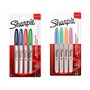 Sharpie Marqueurs permanents Pointe fine pour des détails audacieux | Couleurs standard assorties | Couleurs pastel | 2x 4 marqu