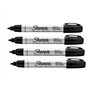 Sharpie Pro Industrial Strength Lot de 4 marqueurs permanents à pointe ogive Encre noire