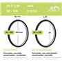 95 (50-559) - 2 pneus de vélo + 2 chambres d'air pneus VTT 26'' Accessoires Velo