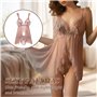 Wisebom Lingerie Sexy Hot Chaude Femme Dentelle Nuisette Babydolls V Chemise de Nuit Tulle Ensemble de Lingerie Bretelles Reglab