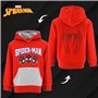 Spiderman Sweat à Capuche pour Garçons, Sweatshirt Textile Doux, Sweat Cadeau pour Enfants, Taille 8 Ans | Rouge
