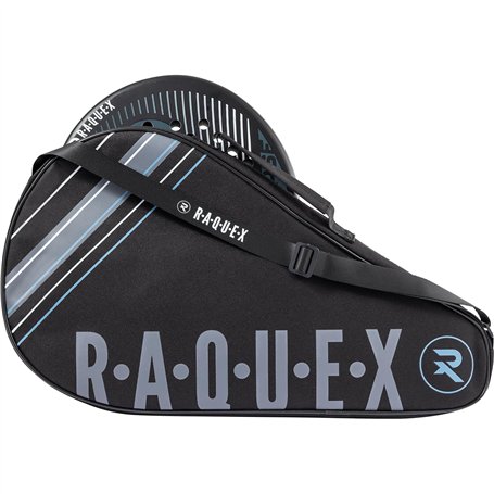 Raquex Enigma Housse de Protection rembourrée pour Raquette de Padel pour 1 Raquette de Padel – Noir – pour Homme et Femme – Le