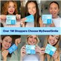 MySweetSmile Bandes Blanchissantes Dents PAP - Sans Danger pour l'Émail, Sans Sensibilité - Sans Peroxyde - Approuvées par les D