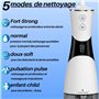 Hyelose Jet Dentaire Hydropulseur - IPX7 Étanche, 350ml, 5 Modes & 5 Embouts - Soin Complet des Dents, Langue, Gencives Sensible