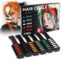 Festicy Craie pour cheveux I 6 couleurs Halloween noir