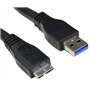 Dragon Trading® Câble USB 3.0 pour disque dur portable Western Digital/WD/Seagate/Clickfree/Toshiba/Samsung Longueur 50 cm