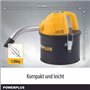Powerplus Aspirateur cendre POWX3004 - vide cendres compact de 600W pour BBQ, poêle à bois, brûleur - réservoir de 4l - max. 40°