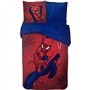 arlis Parure de Couette Spiderman Marvel - 1 Housse de Couette 140x200 + 1 taie 63x63cm (Parure de lit Spiderman - C)