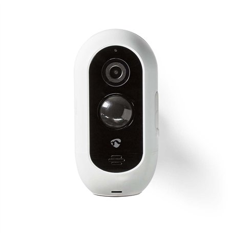 NEDIS SmartLife Caméra IP Rechargeable Wi-FI avec capteur de Mouvement PIR pour l'extérieur/Full HD 1080p