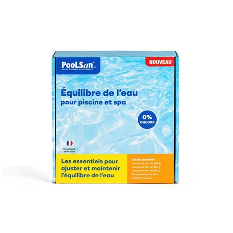 BSI - PooLSan - Kit Equilibre De l'eau - pour l'Equilibre De l'eau Piscine Et Spa