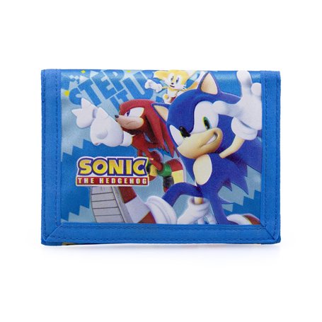 Creativolution PORTEFEUILLE ENFANT-GARÇON AVEC POCHE POUR SONIC FAN - PRODUIT OFFICIEL