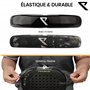 RYZE Protection Transparente pour Raquette de Padel - Surface Lisse - Protecteur de Raquette de Padel en Pack de 2 - Matériau Ré
