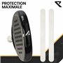 RYZE Protection Transparente pour Raquette de Padel - Surface Lisse - Protecteur de Raquette de Padel en Pack de 2 - Matériau Ré