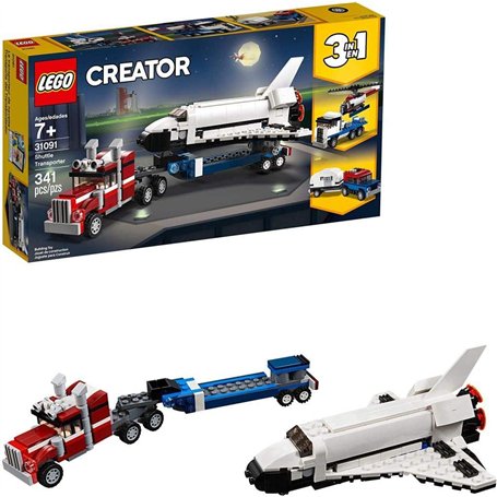 LEGO Creator - Le Transporteur de Navette - 31091 - Jeu de Construction