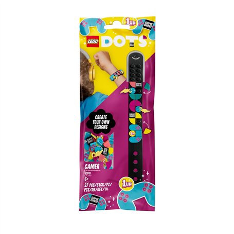 Lego 41943 Dots Bracelet Gamer avec Porte-Bonheur