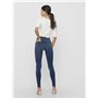 ONLY - Jean pour femme - Coupe Skinny - Taille haute - Bleu roi, M x 34L