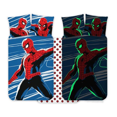 Spiderman Parure de lit 100 x 135 cm + taie d'oreiller 40 x 60 cm