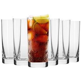 Krosno Verre à Eau Jus Long-Drink | Lot de 6 | 350 ML | Collection Blended | Parfait la Maison