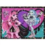 Trefl - Monster High, Journée Électrisante de Monster High - Puzzle 4en1, 4 Puzzles, de 35 à 70 Pièces - Différents Niveaux de d