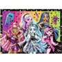 Trefl - Monster High, Journée Électrisante de Monster High - Puzzle 4en1, 4 Puzzles, de 35 à 70 Pièces - Différents Niveaux de d