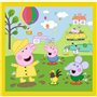 Trefl 10IT5900511348491IT10 Puzzle, Fröhlicher Tag Von Peppa Wutz, Von 20 BIS 50 Teilen, 3 Sets, für Kinder AB 3 Jahren