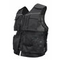 Högert Technik Gilet à outils noir uni | Tissu 100% polyester Oxford 600D | Gilet de travail | Gilet de travail pour homme avec