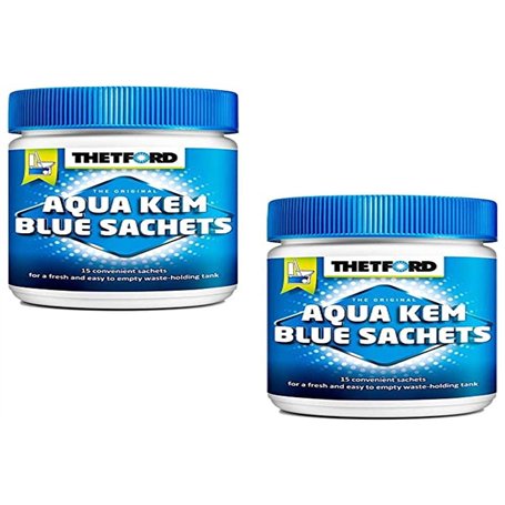 Thetford Mixte Thetford LOT 2 X Aqua KEM Blue SACHETS WC