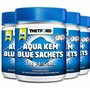 Thetford LOT 4 X Aqua KEM Blue SACHETS WC Chimique Entretien Caravane Toilettes Produit