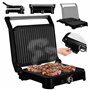 ZEEGMA GRILL CHEF BASE 2-en-1 Gril Électrique à Contact et Grille-Pain pour Panini