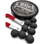 100 x Hard Mix Rubber Steel Balls for Home and Self Defense Pistols in .68 Cal. Billes Caoutchouc-Acier de Calibre 68