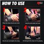 MuscleForge Sangle de Tirage pour Musculation - Sangle pour Musculation de Poignet - Bande de Tirage pour Musculation - Sangles 