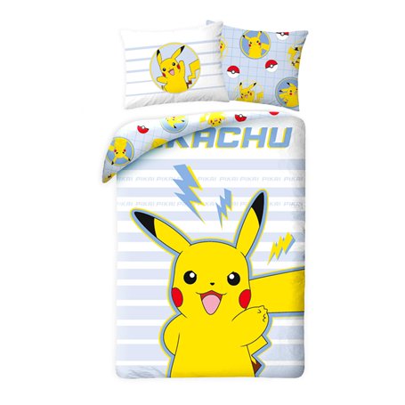 Parure de Lit Pikachu 100% Coton