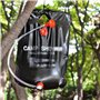 Retoo Douche de Camping 20 L/5 gallons Solaire Chauffe Solaire Douche Solaire Douche de Jardin d'extérieur Sac à Eau Solaire Por