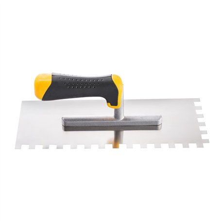 HARDY Truelle À Dents Série 2k * 28 *D'acier Inoxydable Pour L'application de Mortiers Plâtre Adhésifs Lisse Durable Dimensions