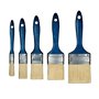 Hardy Lot de 5 Pinceaux 13 Mm 25 Mm 38 Mm 50 Mm 63 Mm Série 06 pour Peindre avec n'importe Quelle Peinture Couverture Précise Po