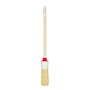 M7 Lot de 5 Pinceaux 3 Plats 2 Ronds 0" 3/4" 1,5" 2" 4" Série 03 pour Travaux de Peinture avec Peintures et Vernis Couverture Un